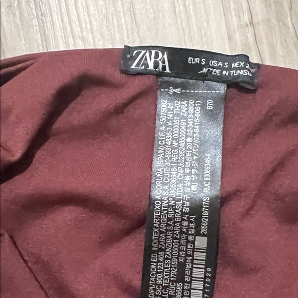Zara women Maroon One Piece Swimsuit - Picture 2 of 5